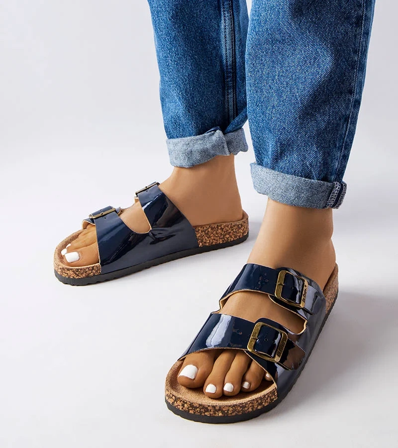 Lee Cooper șlapi albaștri LCW-22-35-1157L