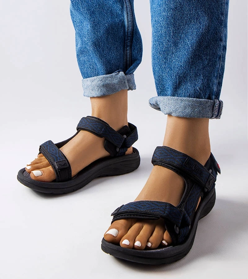 Sandale negre Lee Cooper LCW-23-34-1685L