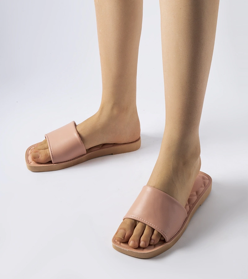 Papuci de cauciuc roz Chatigny