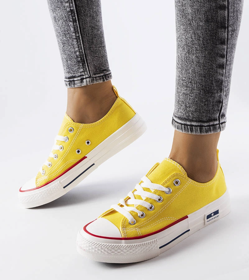 Pantofi de sport galbeni Roslyn