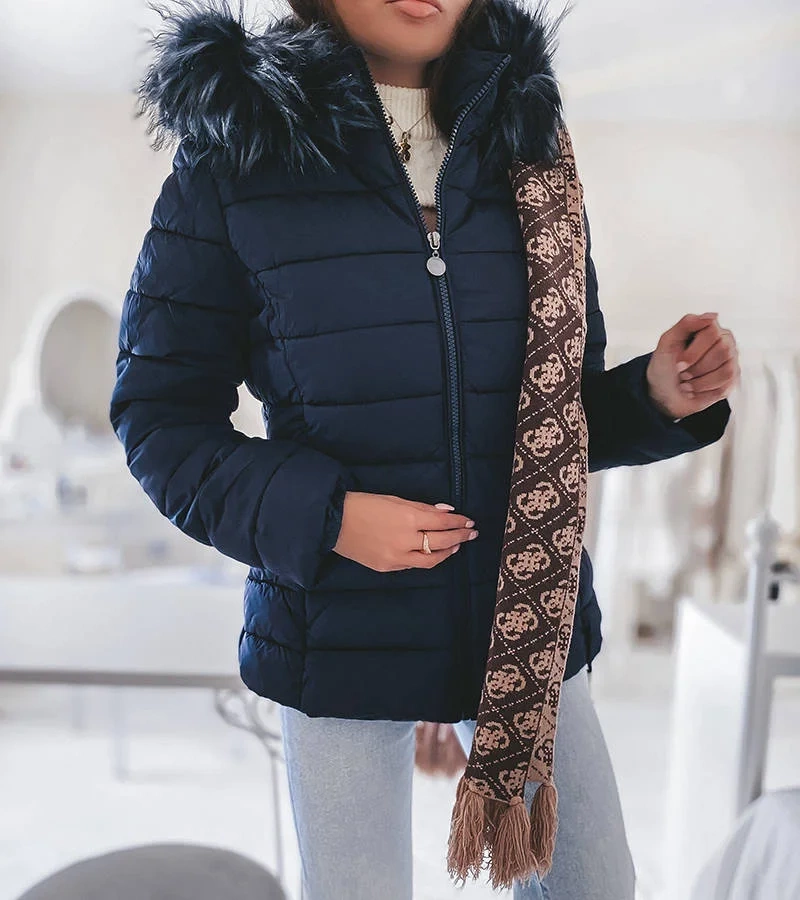 Jachetă matlasată Reed albastru marin