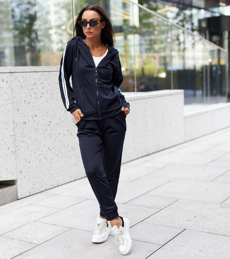 Set trening Chenard albastru marin din 2 piese