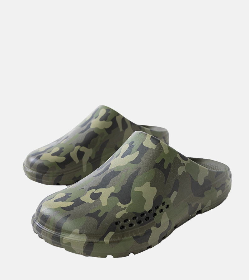 Papuci verzi bărbătești închiși Arnos