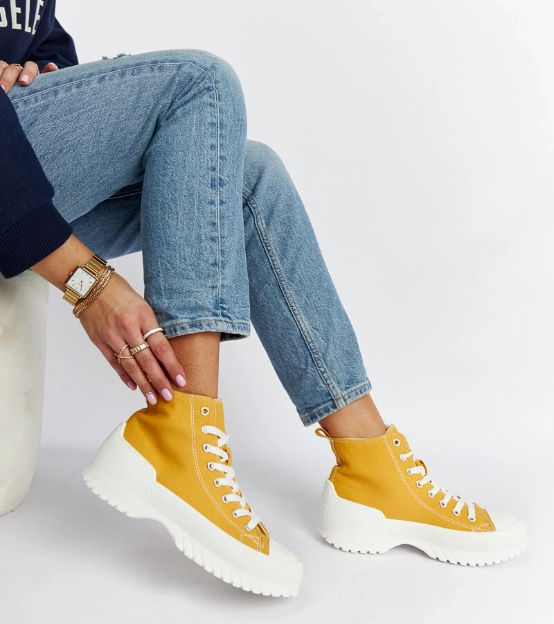 Adidași galbeni deasupra gleznei Ronchis