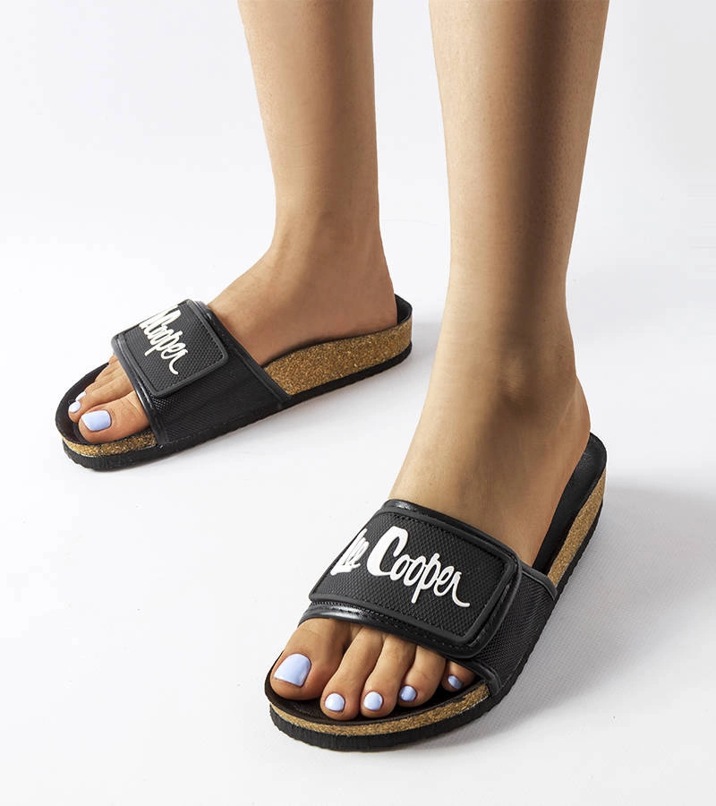 Lee Cooper șlapi negri LCW-22-35-1189L