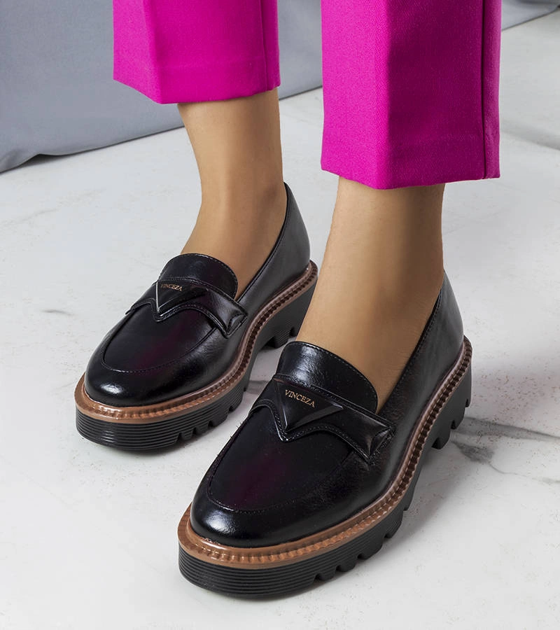 Lords negri cu talpă din piele de Jacquenett