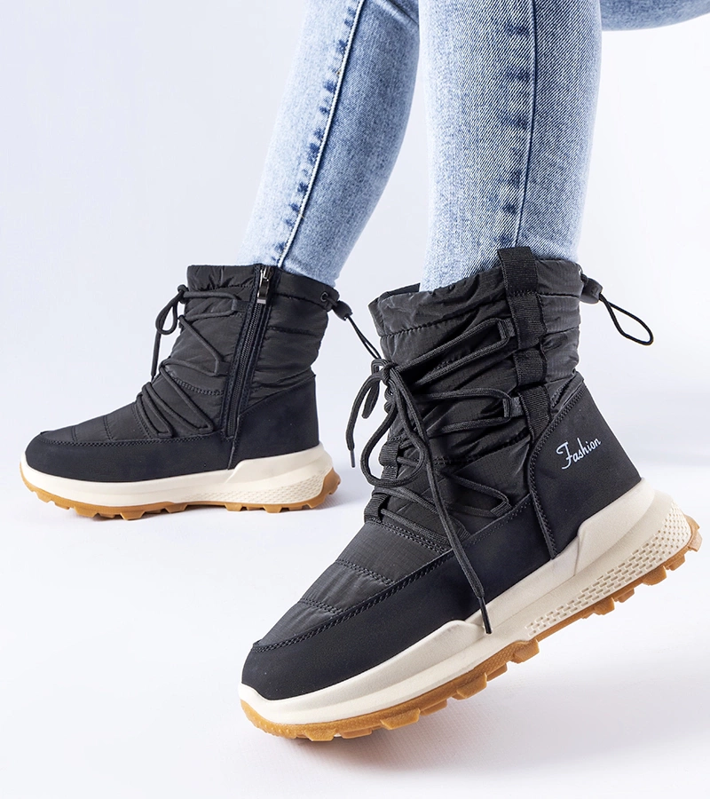 Bocanci negri căptușiți Stephen