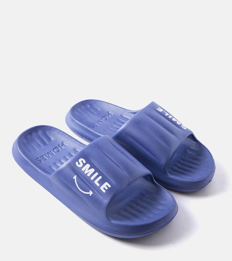 Șlapi Fullerton de culoare albastru marin pentru bărbați