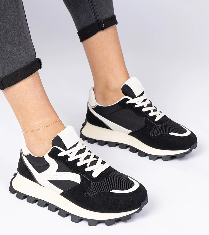 Adidași sport negri pentru femei Melinda