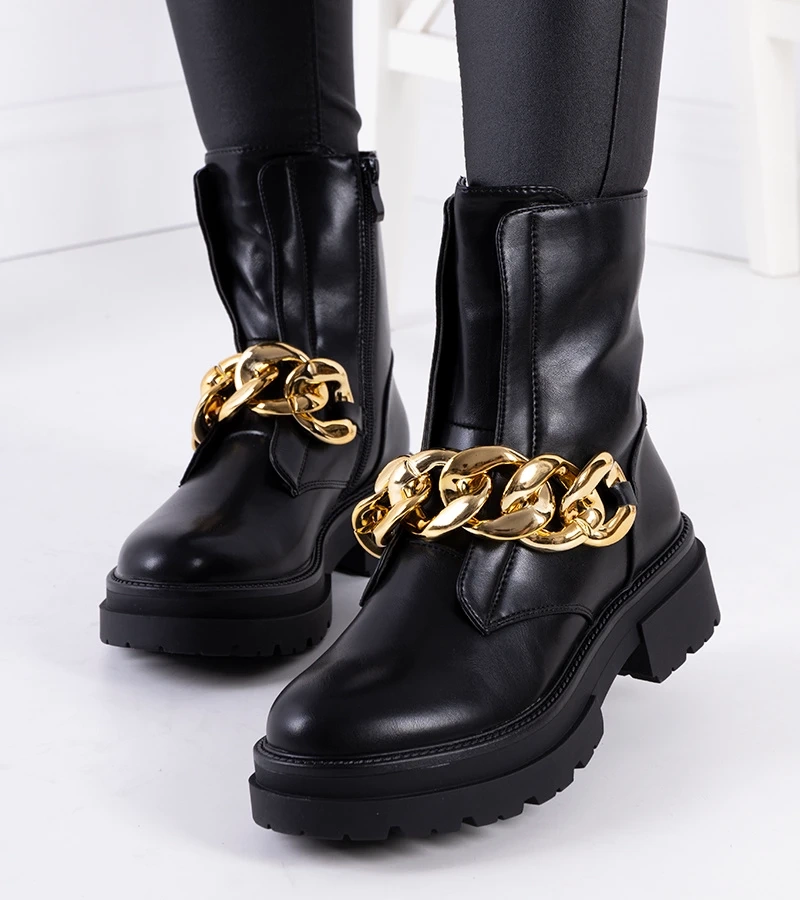 Cizme negre Burrafirth