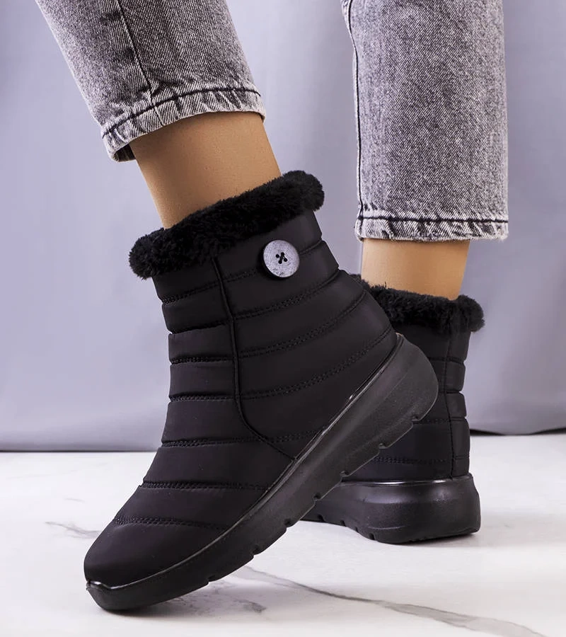 Cizme de zăpadă matlasate Black Reign