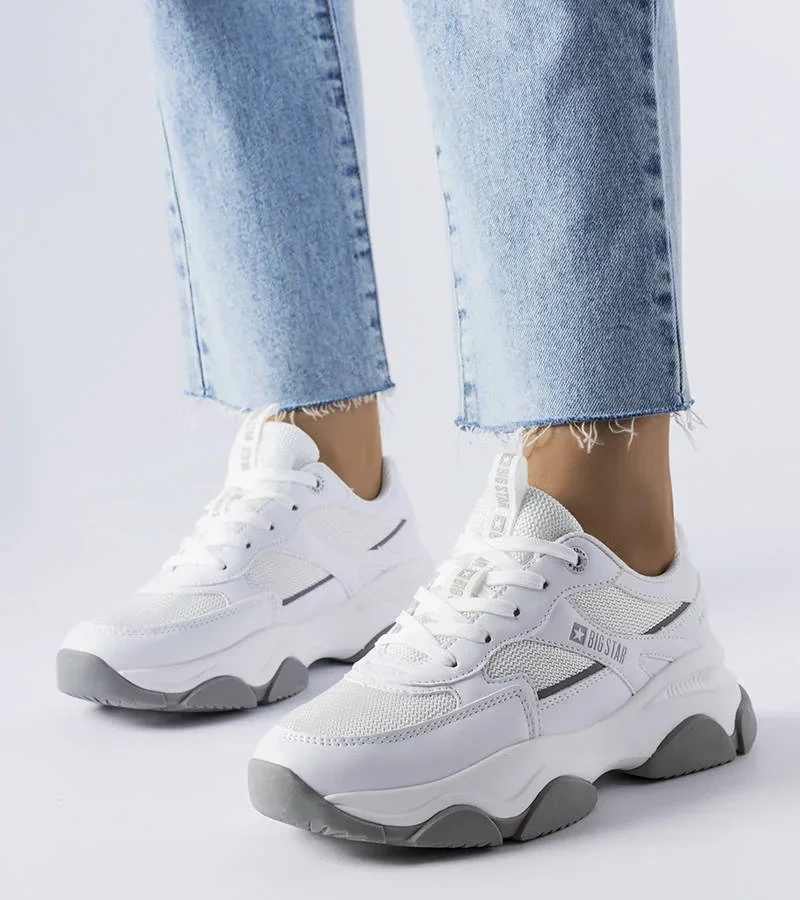 Adidași Big Star albi și gri JJ274579