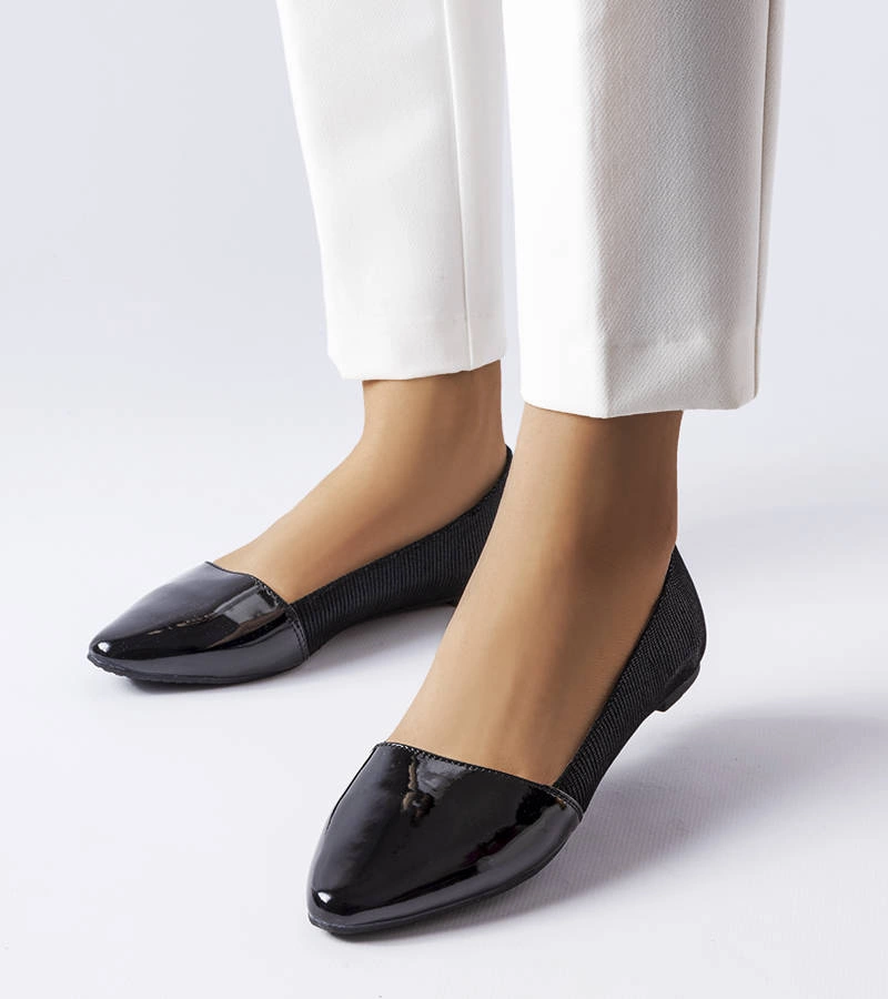 Balerini eleganți negri Riel