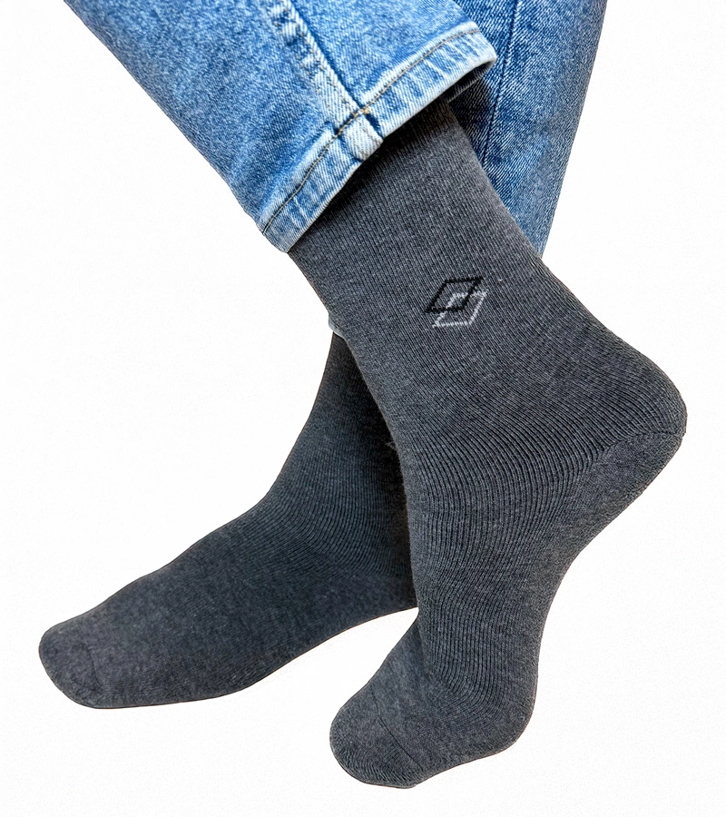 Șosete călduroase alb-negru Sella