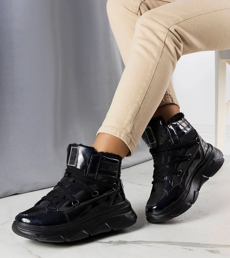 Negru Big Star cizme de zăpadă II274311