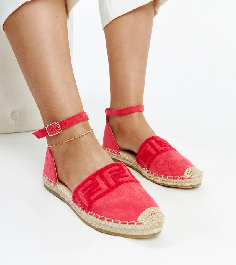 Espadrile maro cu decor Aydan