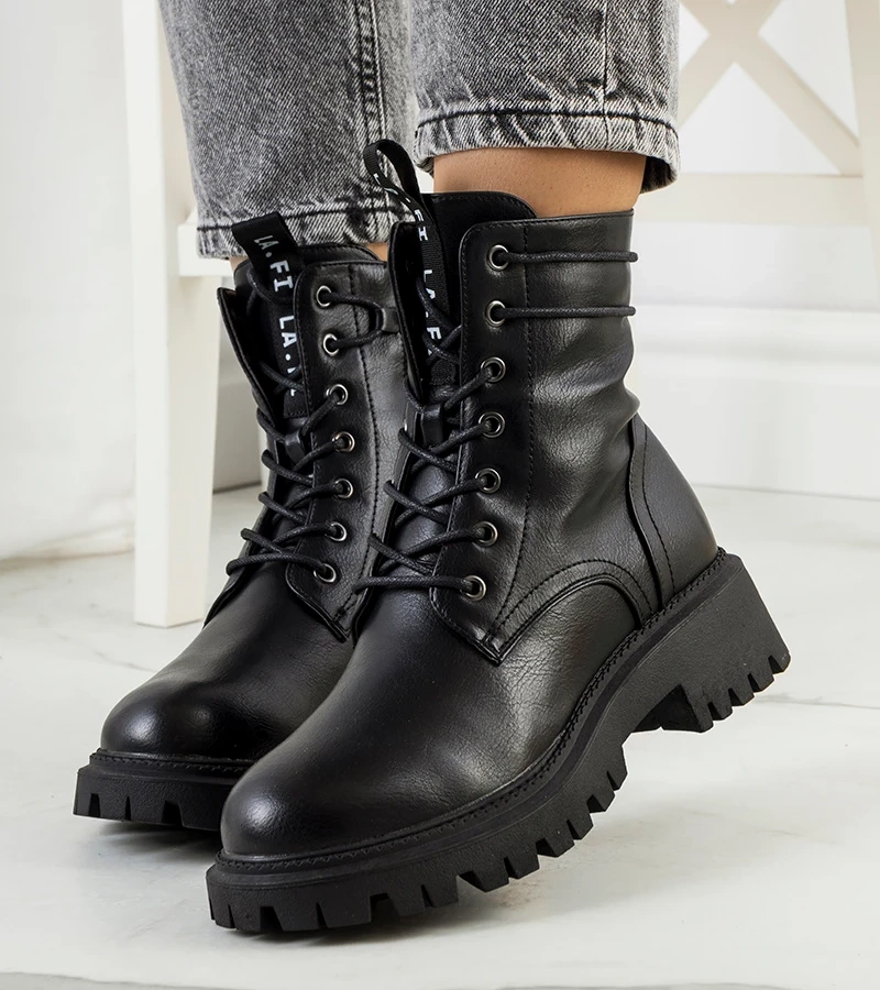 Cizme de trapper Aleida negre