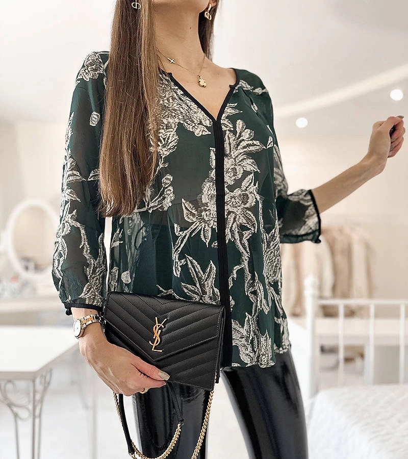 Cămașă Salois cu model verde