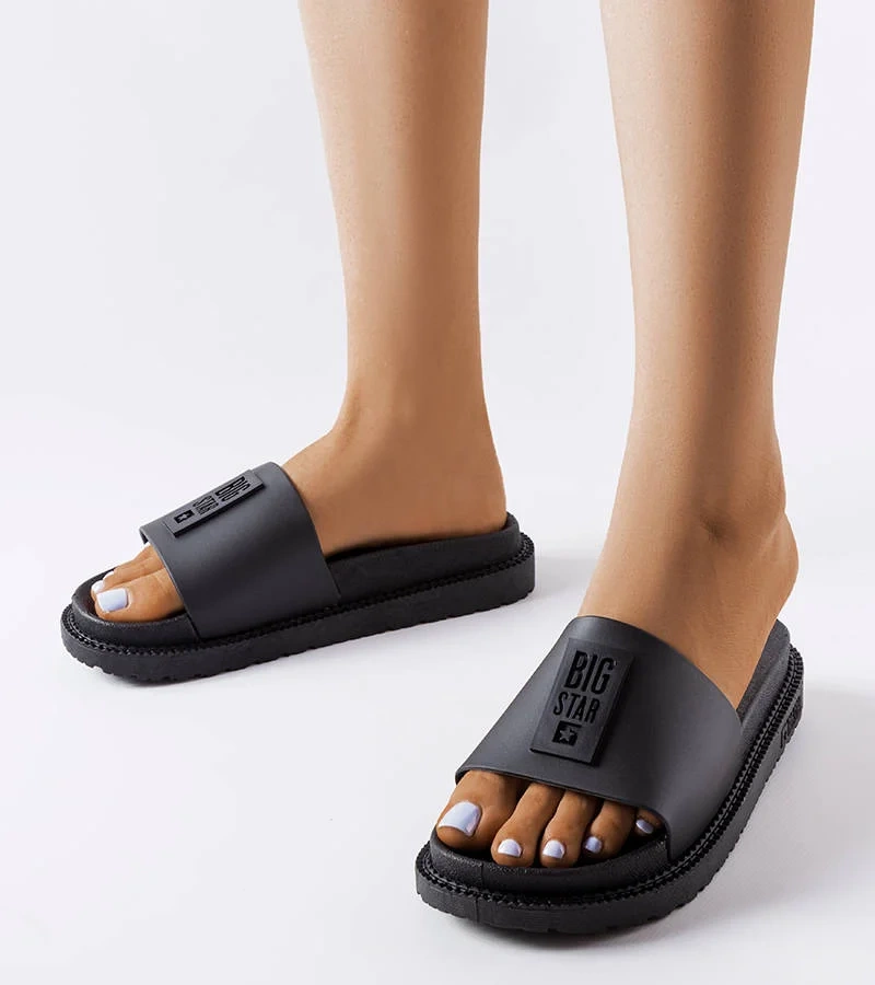 Șlapi Big Star negri LL274429