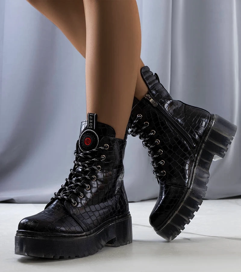 Cizme negre pentru femei Aldino