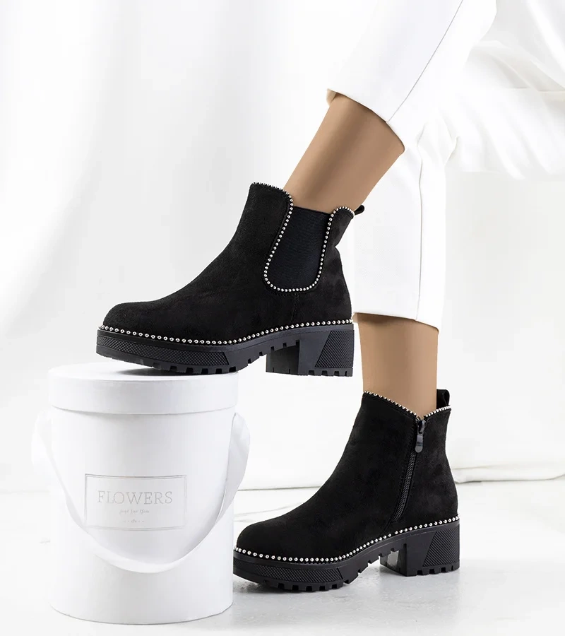 Cizme negre Eastcliff