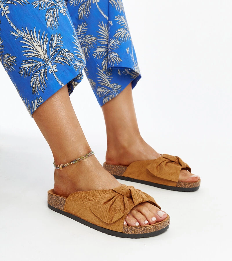 Pantofi maro cu talpă de plută Aamu