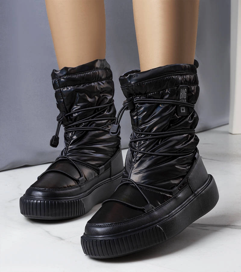 Cizme de zăpadă Big Star negru KK274193 906