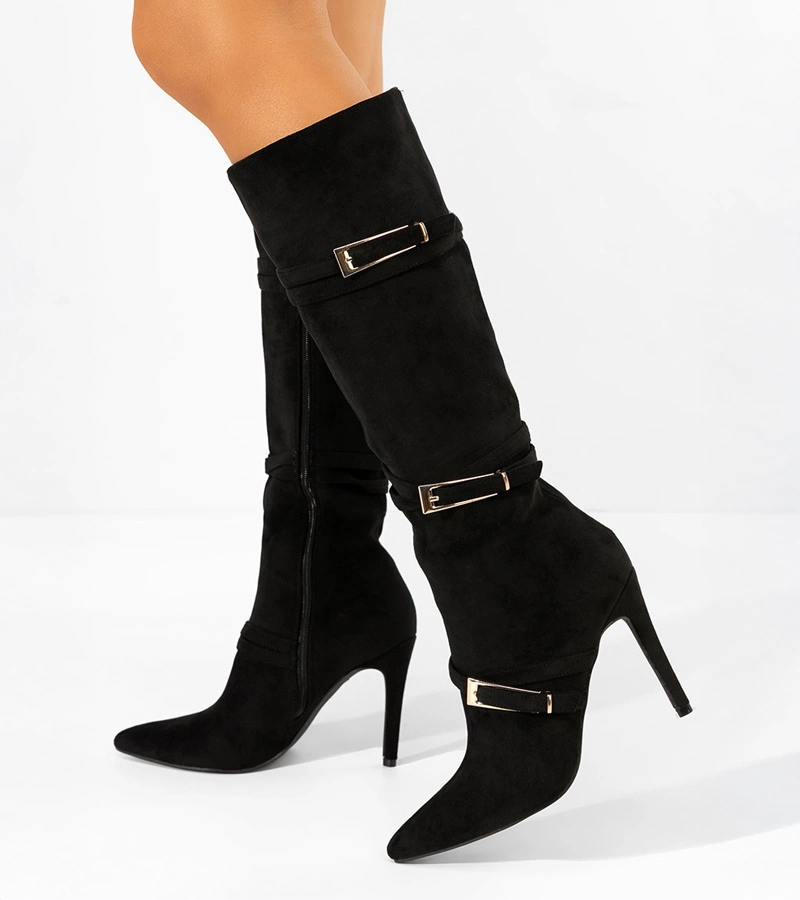 Moro cizme cu toc cui și buzunare Asmara