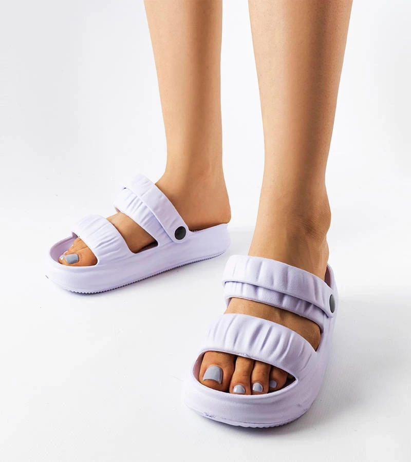 Șlapi de cauciuc violet PD7809-8 PURPLE