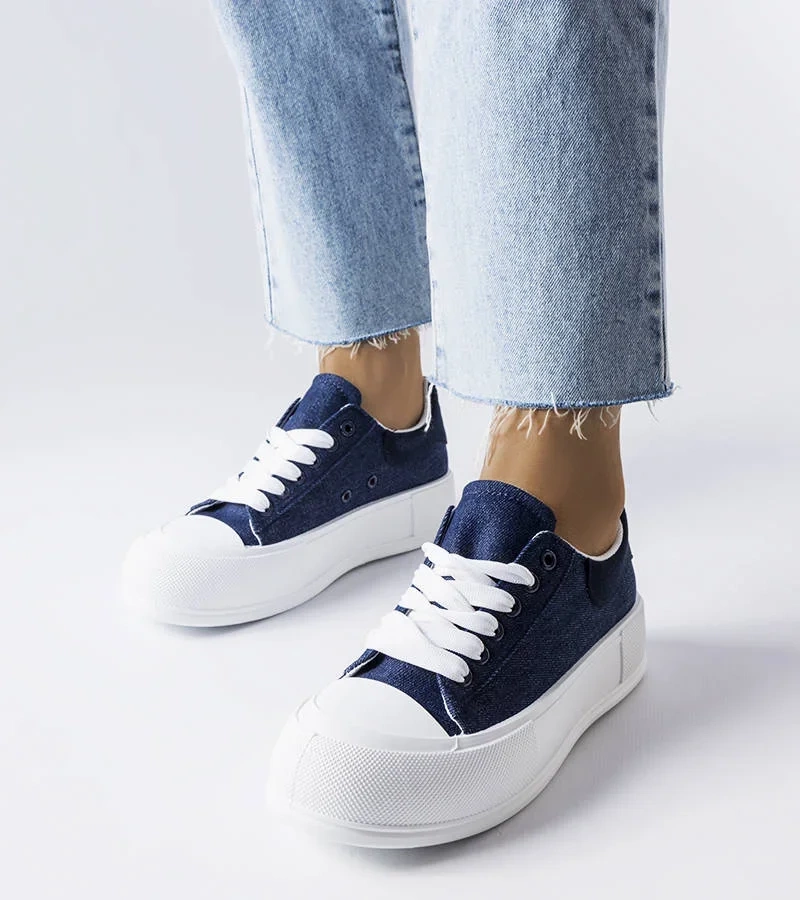 Josseaume pantofi de sport cu platformă albastru marin