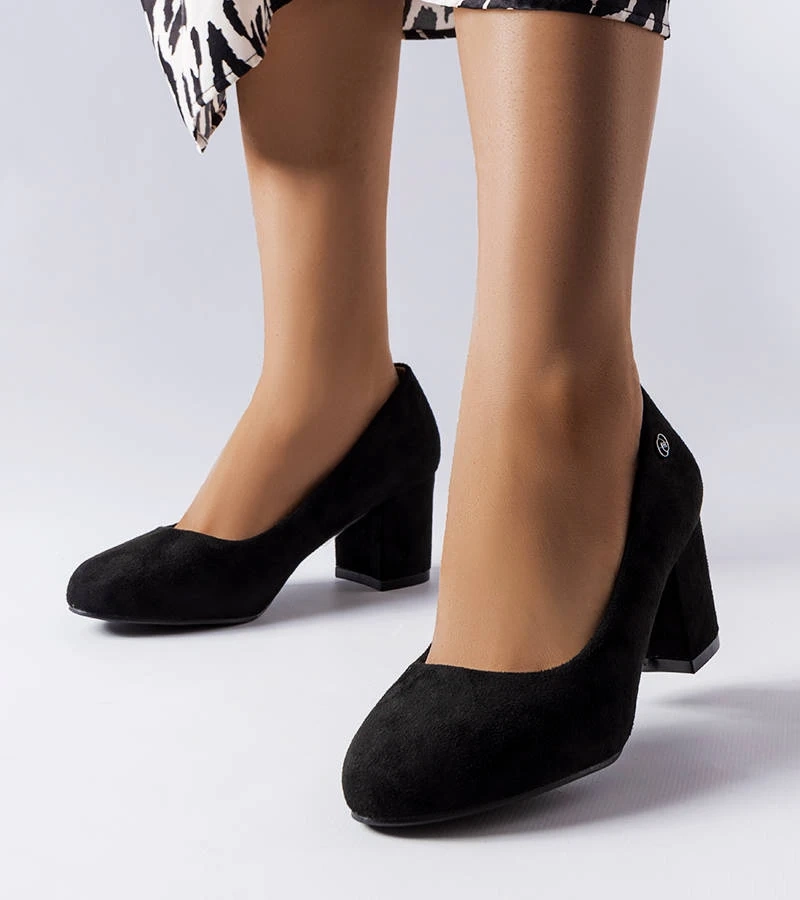 Pantofi negri eleganți Picard