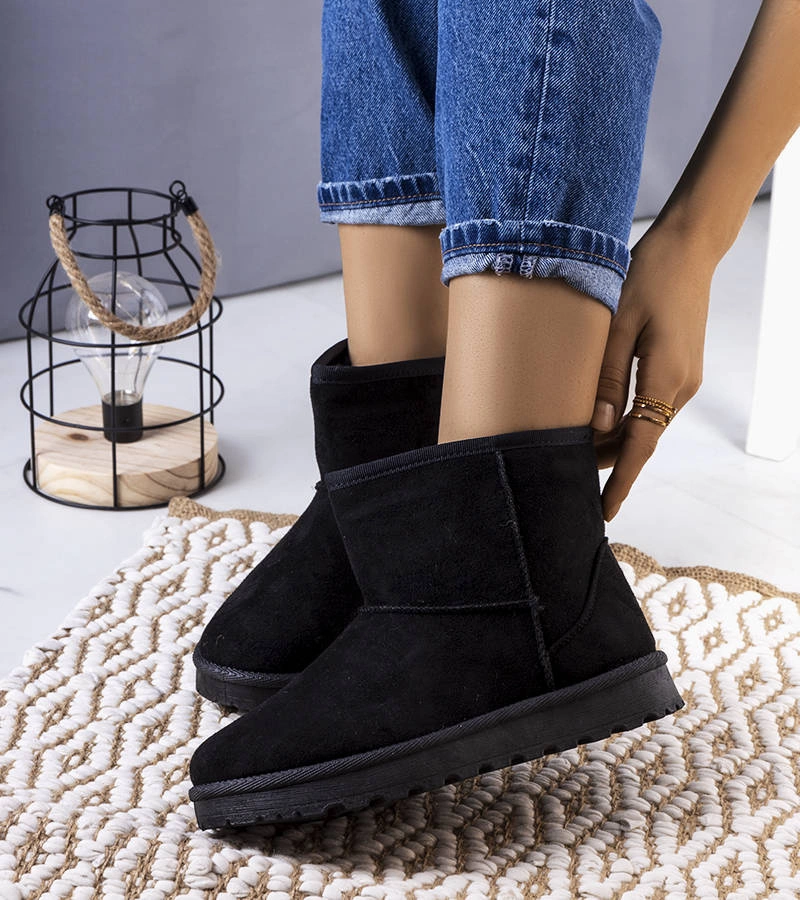 Cizme de zăpadă izolate Vago negru