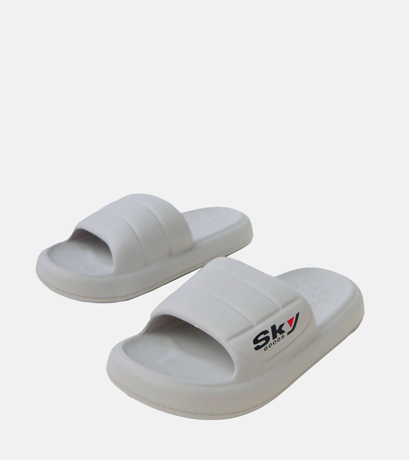 Șlapi gri bărbătești din cauciuc Torwald