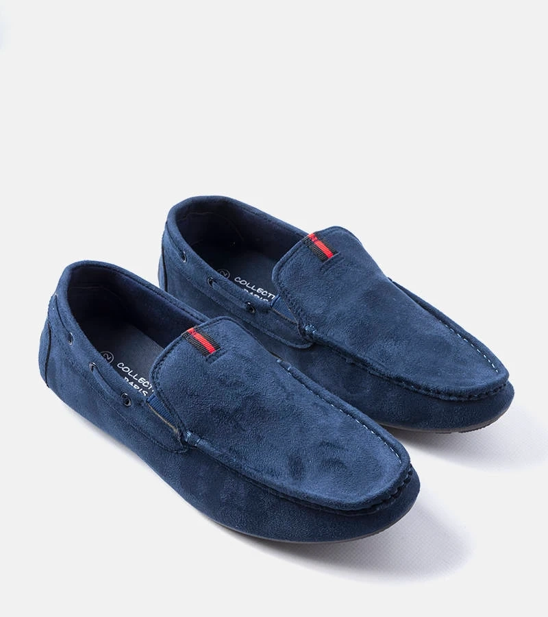 Mocasini Nashville de culoare albastru marin pentru bărbați