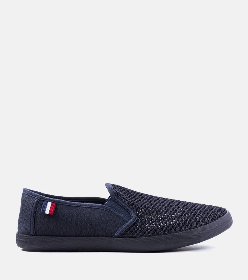 Pantofi de sport Garibaldi de bărbați, albastru marin, cu barete