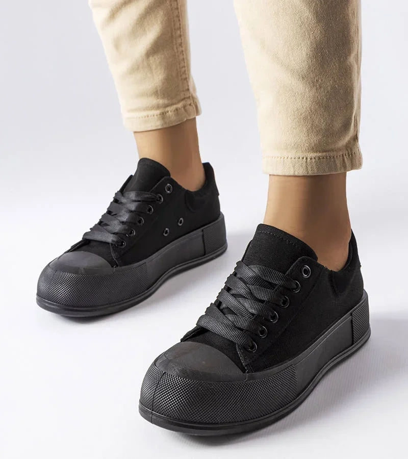 Pantofi de sport cu platformă Josseaume negru