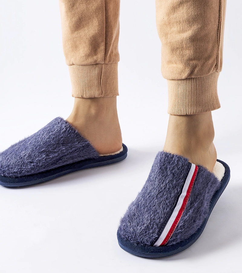 Papuci Plymouth albastre-navy