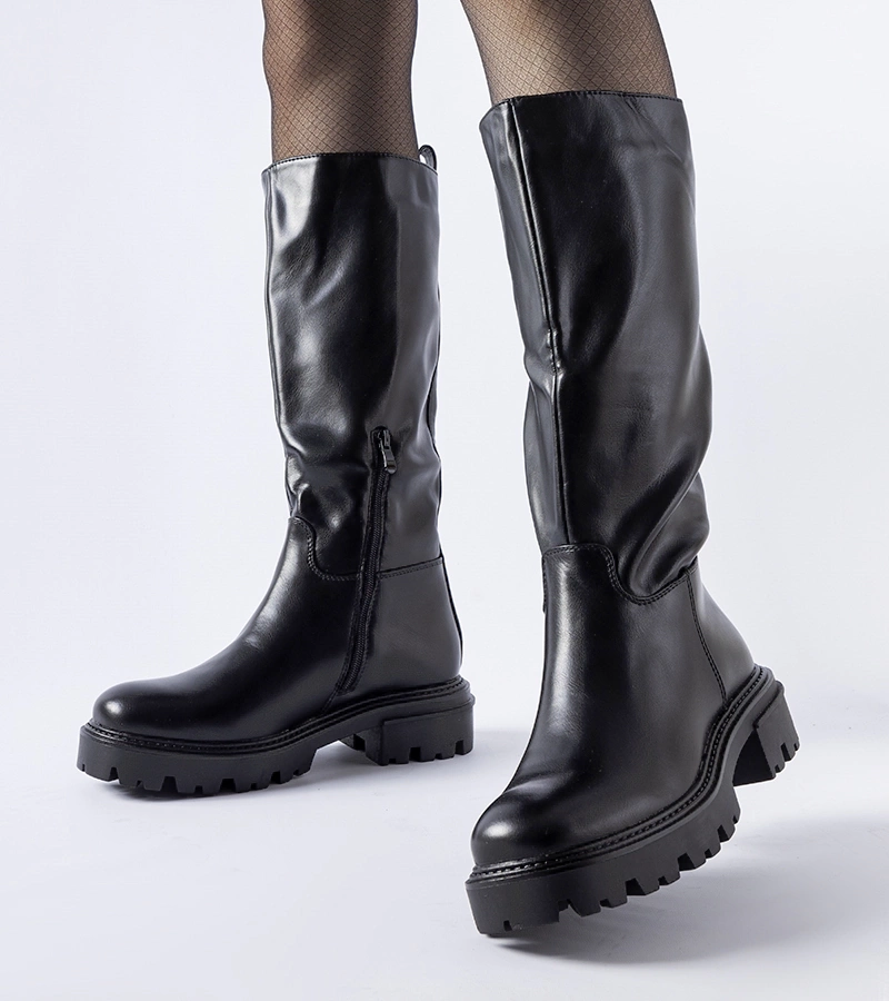 Cizme negre călduroase Jayden 2177 BLACK