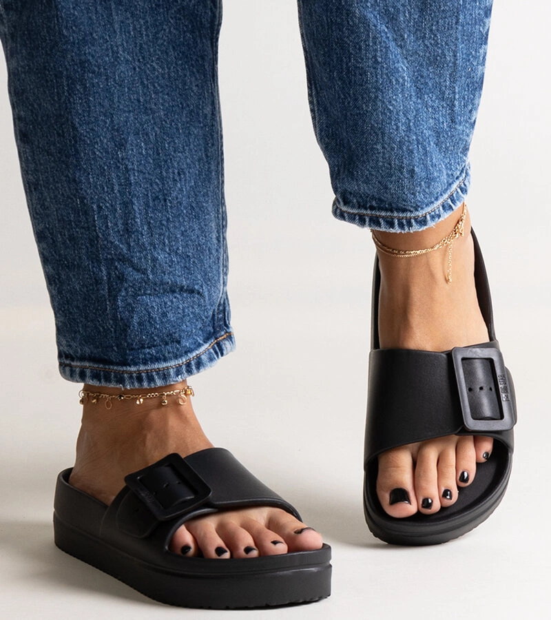 Pantofi de casă negri Big Star NN274A662 906