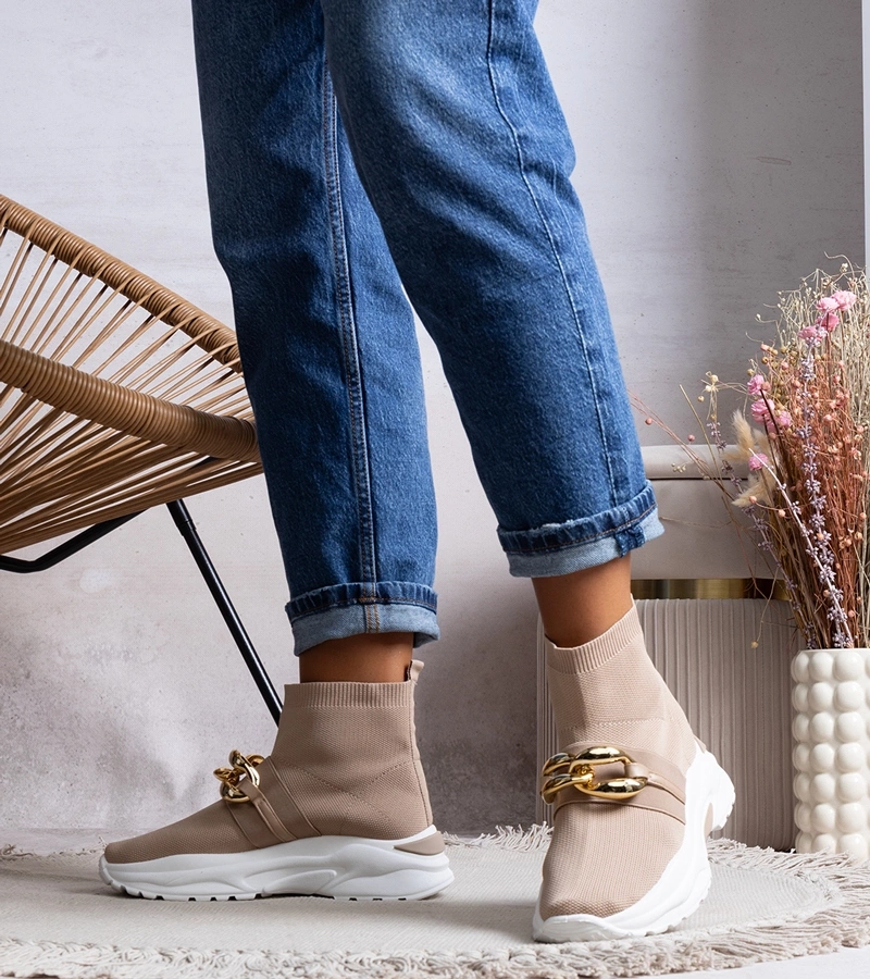 Taryn brown adidași cu lanț