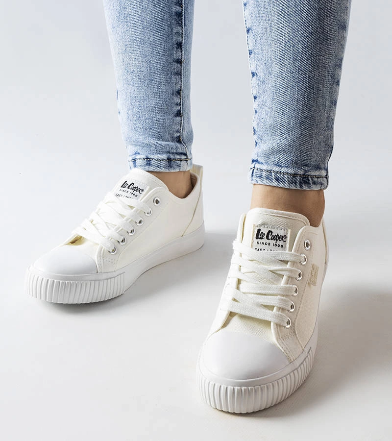 Pantofi de sport Lee Cooper albi LCW-22-31-0845L