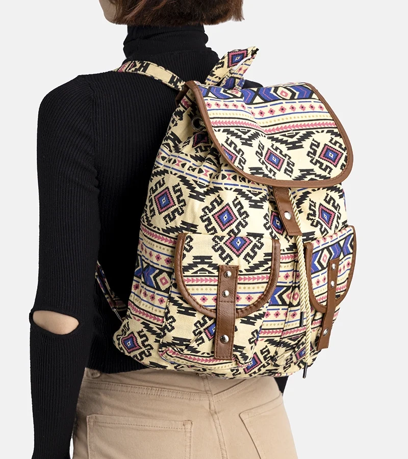 Rucsac bej pentru femei Ananin