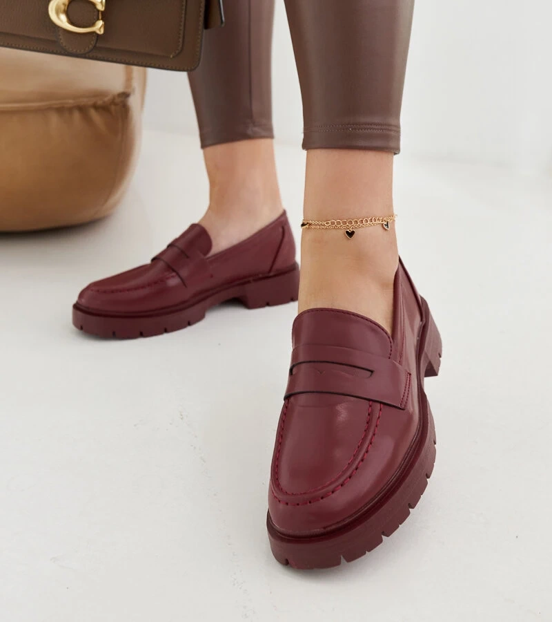 Mocasini bordeaux Maybritt