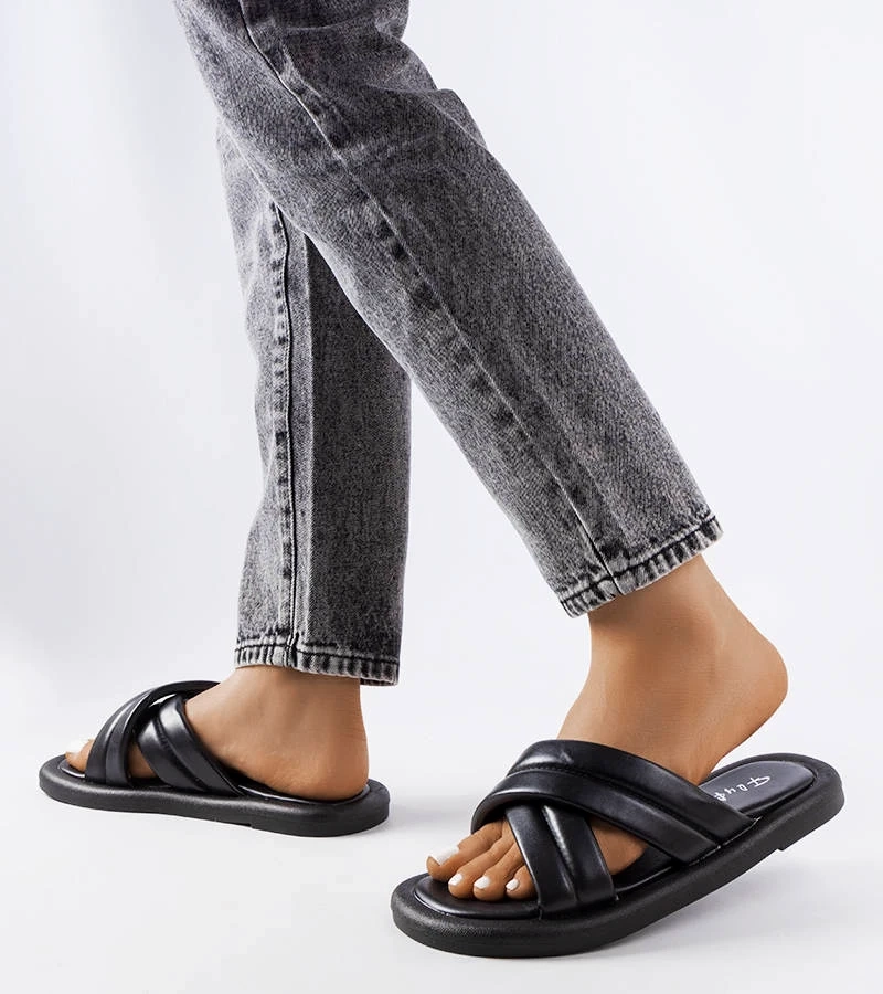 Șlapi negri Lubbock