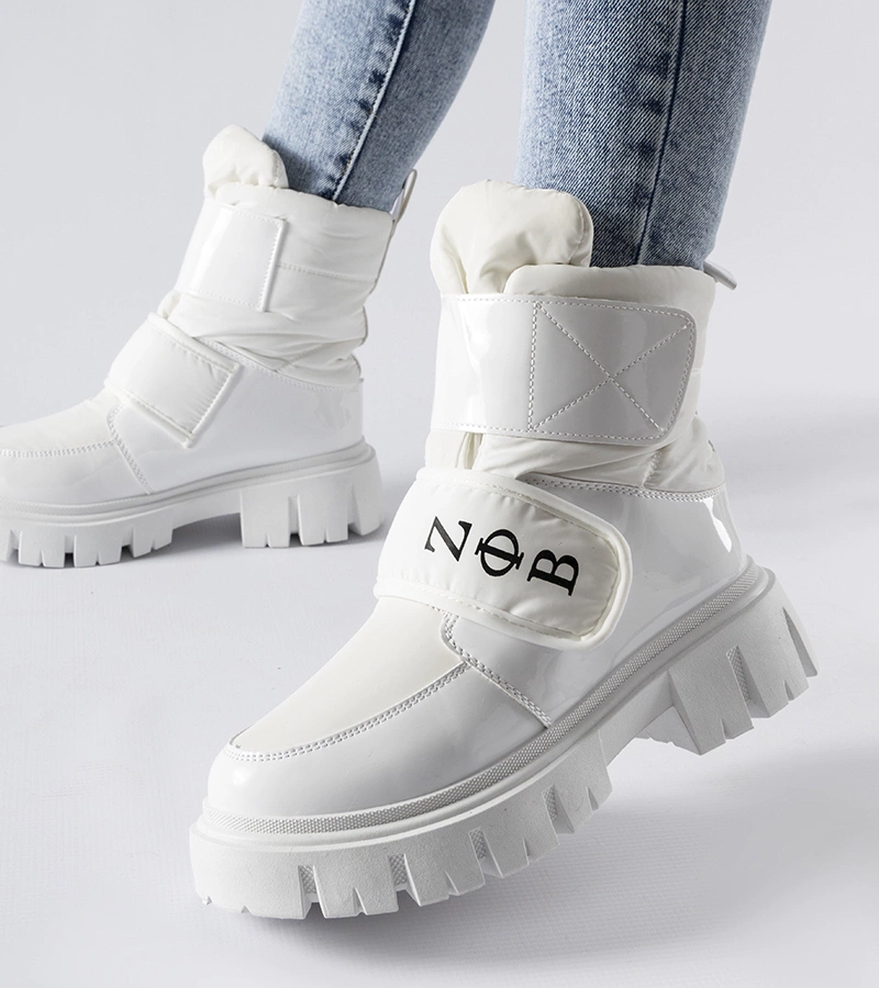 Cizme de zăpadă albe și călduroase Reppert