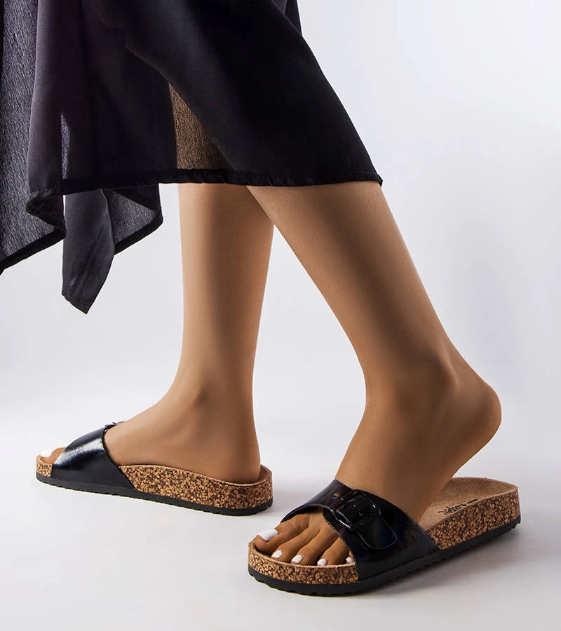 Lee Cooper șlapi negri LCW-22-35-1167L