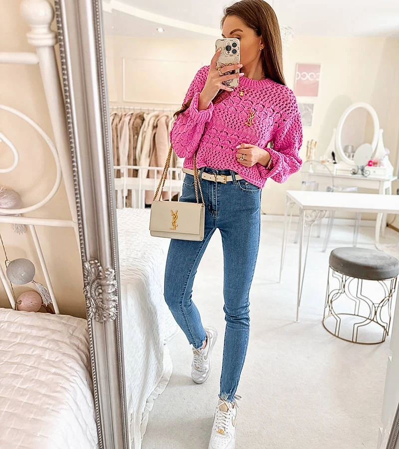 Blugi slim albaștri Sansouci