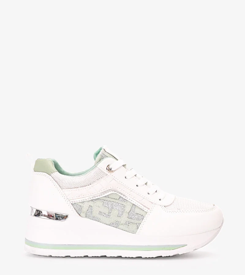 Adidași albi cu tocuri Vildan