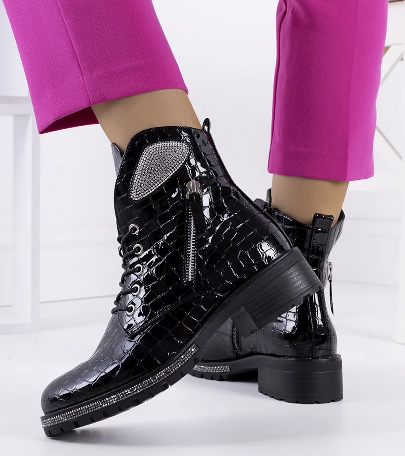 Cizme negre Airedale