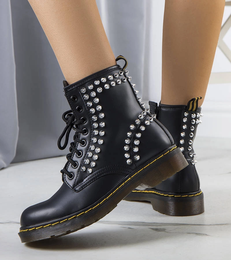 Cizme negre Manzo pentru femei